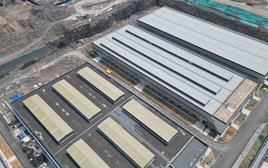 廠區(qū)鳥瞰圖